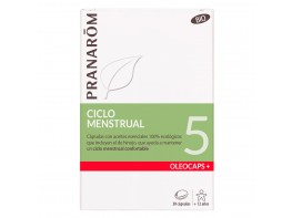 Imagen del producto Pranarom Oleocaps ciclo menstrual bio 30 cápsulas