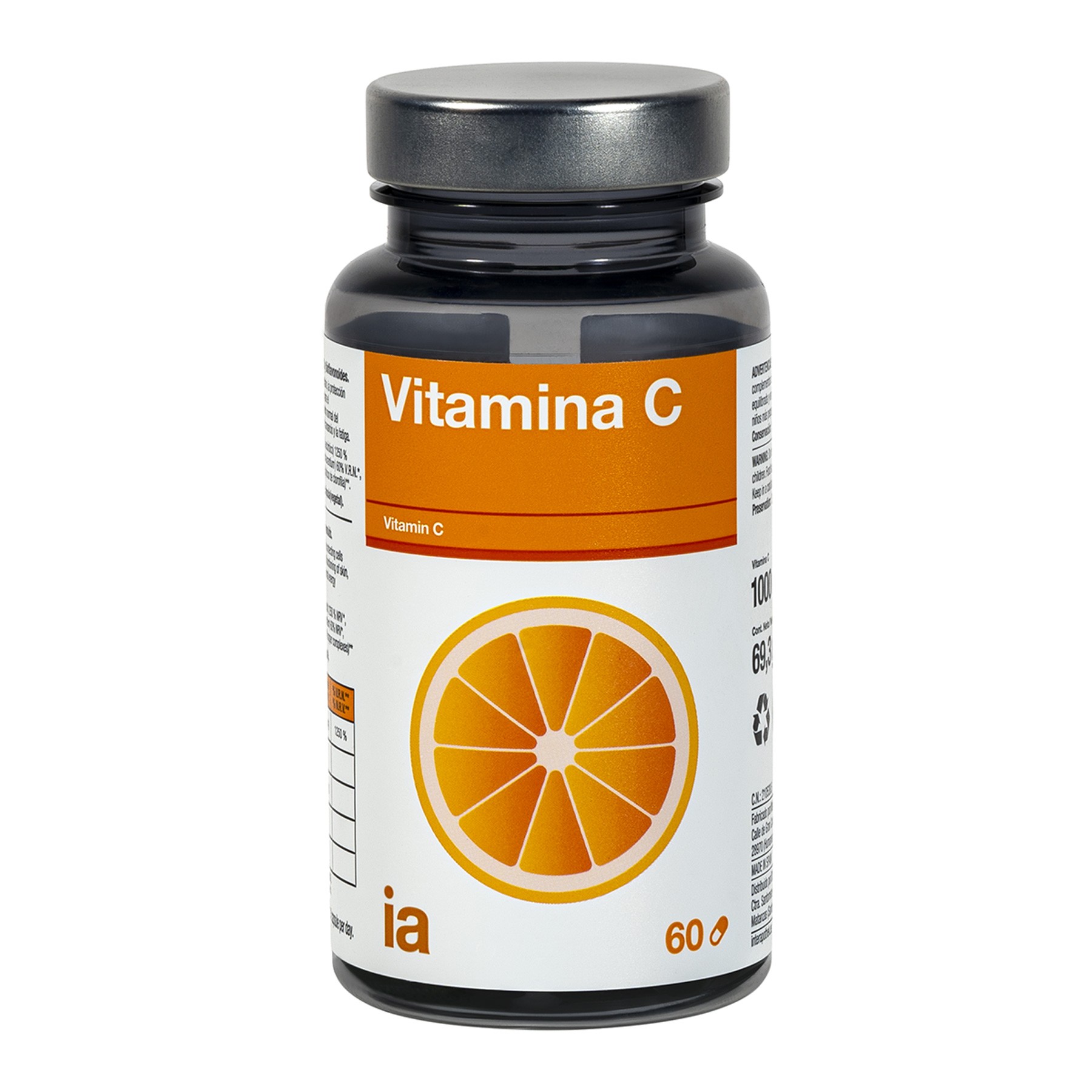 Imagen de Interapothek nutrición vitamina C 1000 mg 60 cápsulas